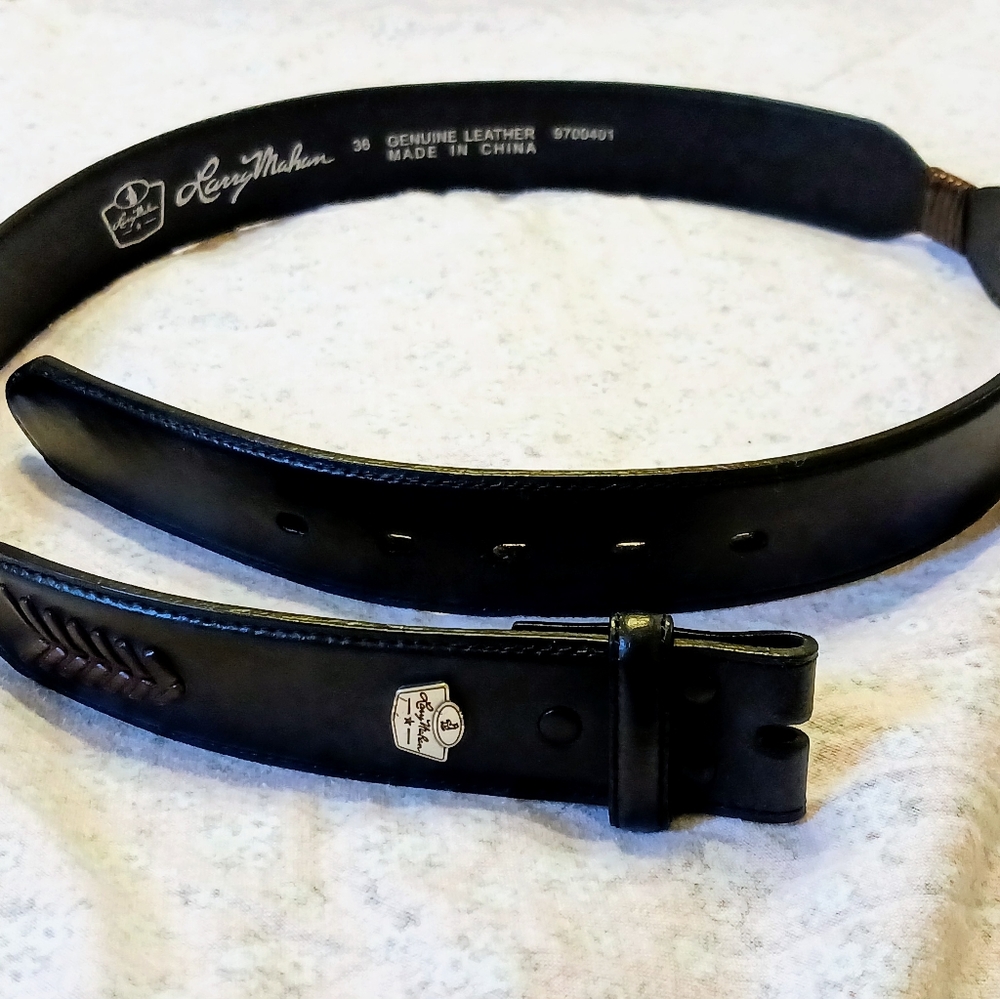 Larry Mahan Leather Belt